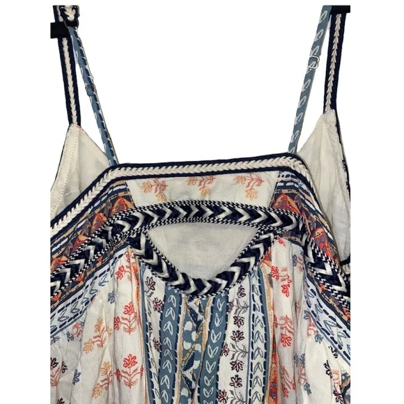Urban outfitters, skies are blue, boho braided, open back tank, Small - Picture 5 of 6